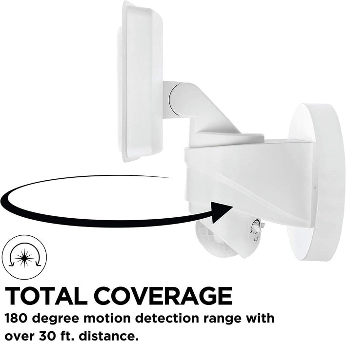 Motion Sensor Light: 5000K Curved Security Light