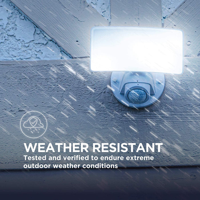 Motion Sensor Light: 5000K Curved Security Light