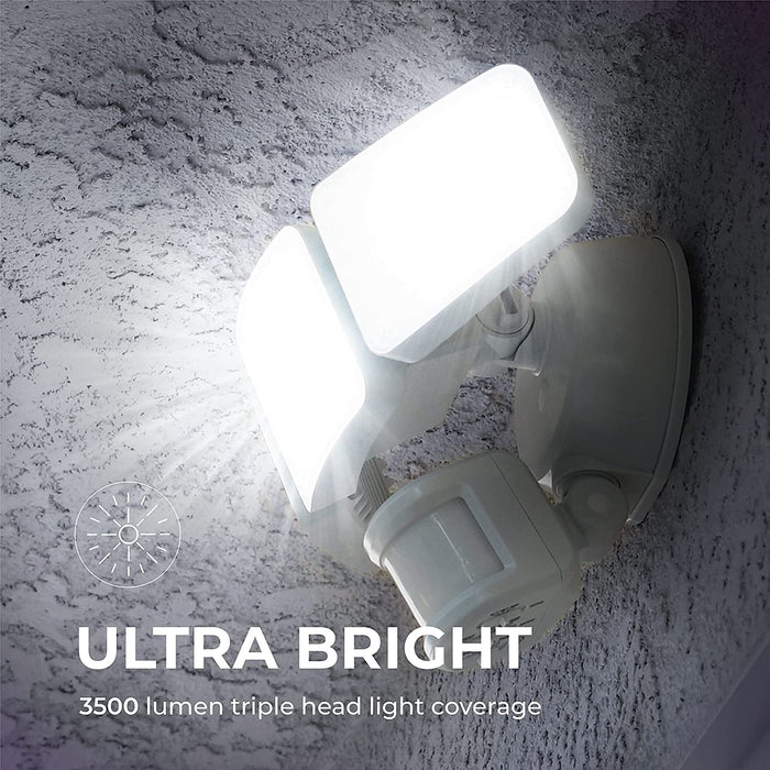 Triple Head Ultra Bright Security Light