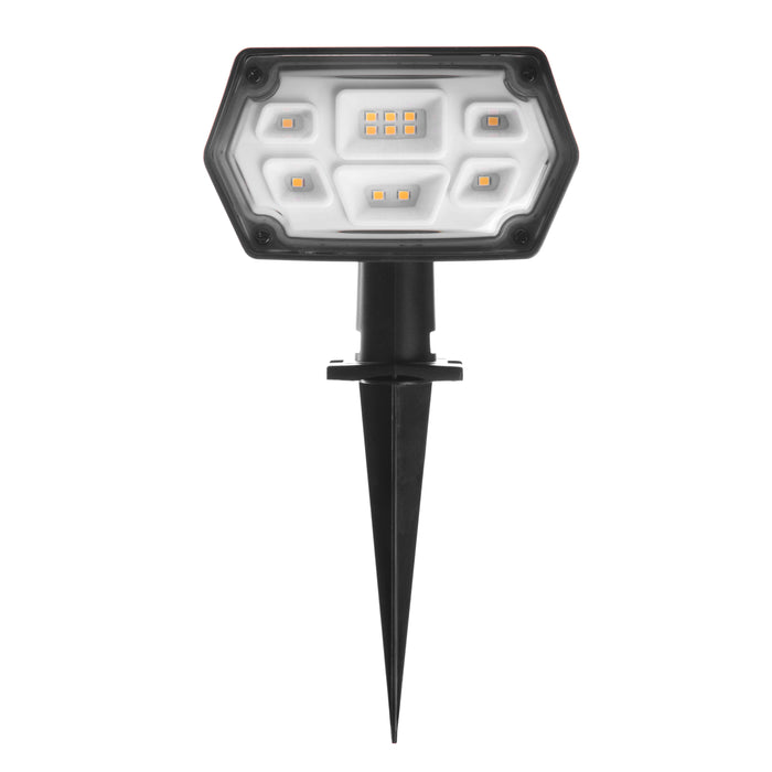 Solar Outdoor 3 in 1 Setup Spotlights, 2-Pack