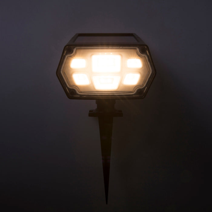 Solar Outdoor 3 in 1 Setup Spotlights, 2-Pack