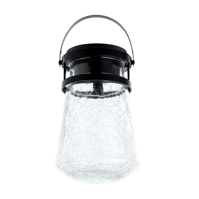 Solar Crackle Glass Lights: Warm LED 2-Pack