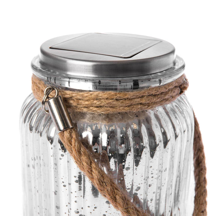 Solar Lantern Lights: Rotating LED 2-Pack