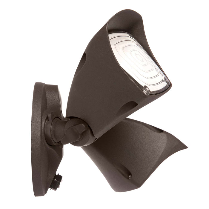 Dusk to Dawn Flood Light: LED Twin Head 5000K Light