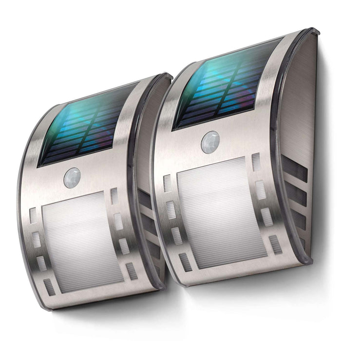 Solar Wall Lights: Motion Sensor Light 2-Pack