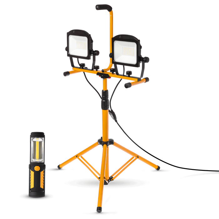 Work Light with Tripod: 10,000 Lumen Light