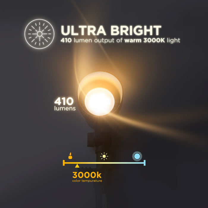 Low Voltage Outdoor LED Spot Light - 4-Pack