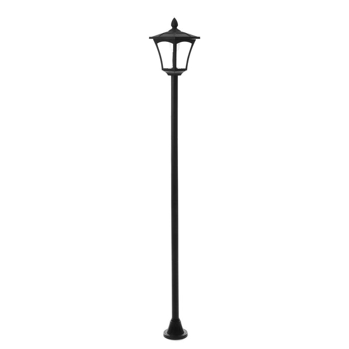 Solar Lamp Post Light: Warm LED 65” Tall Lamp