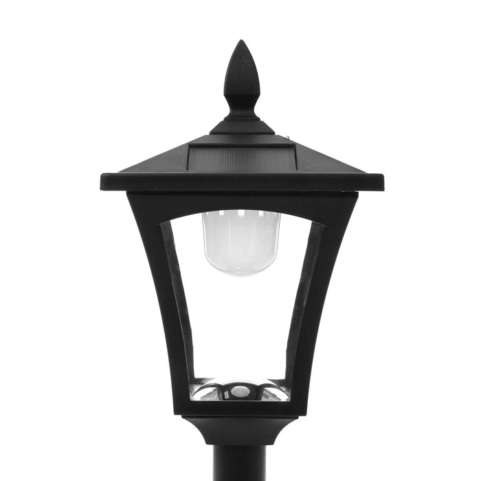 Solar Lamp Post Light: Warm LED 65” Tall Lamp