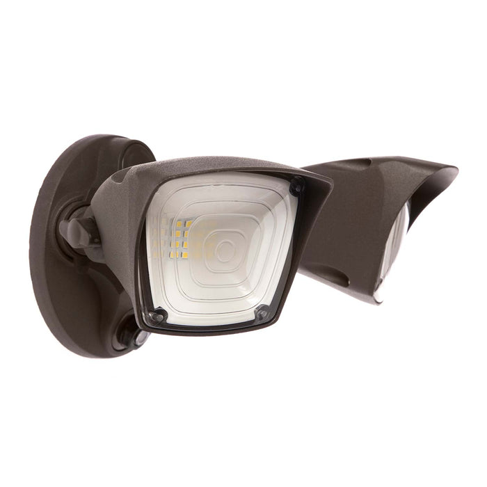 Dusk to Dawn Flood Light: LED Twin Head 5000K Light