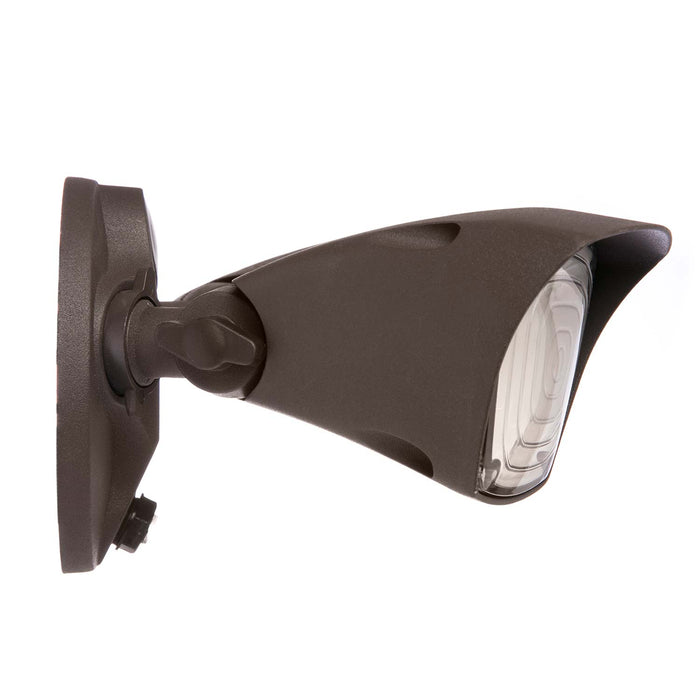 Dusk to Dawn Flood Light: LED Twin Head 5000K Light